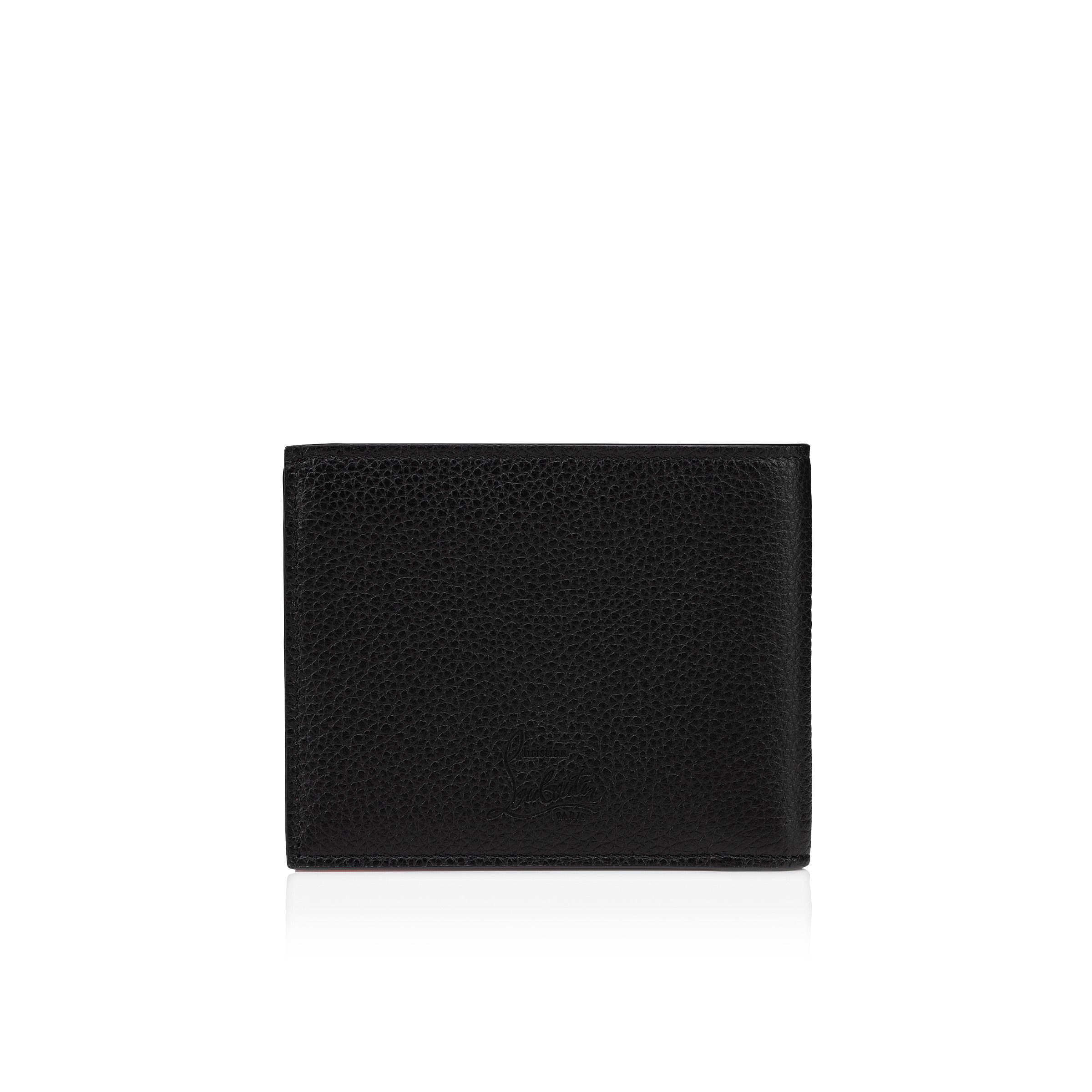 Funky - Wallet - Calf leather and spikes - Black - Christian Louboutin