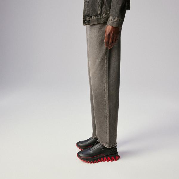 Sharkyloub SP Spikes ブラック カーフレザー - Shoes - Men