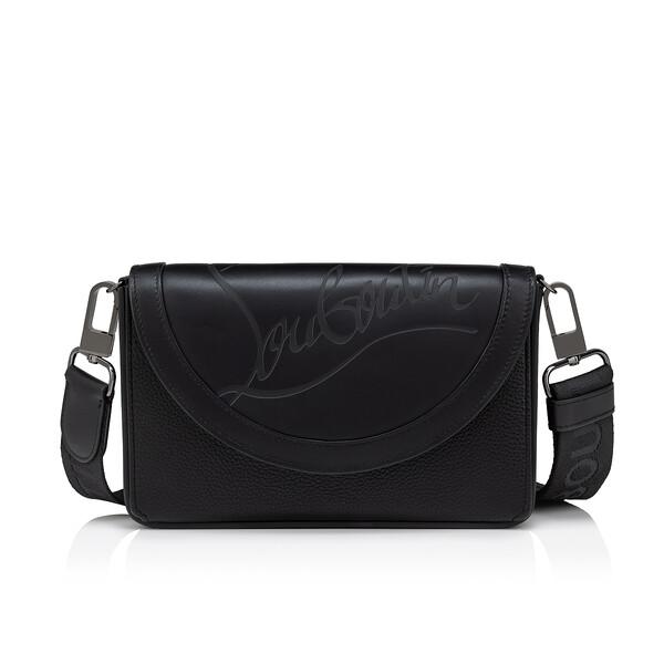 【新品】ルブタン Explorafunk Wallet 黒 ショルダー Explorafunk ブラック カーフレザー - Accessories - Men - Christian