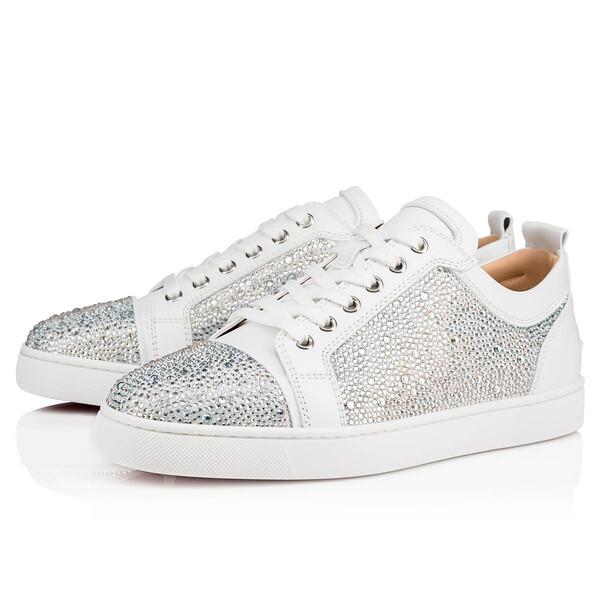 Louis Junior Strass ホワイト スエード - Shoes - Men - Christian