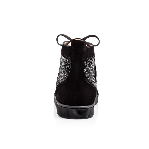 Christian Louboutin ルイ クリスタルスエード スニーカー Louis ブラック ストラス（クリスタル） - Shoes - Men - Christian