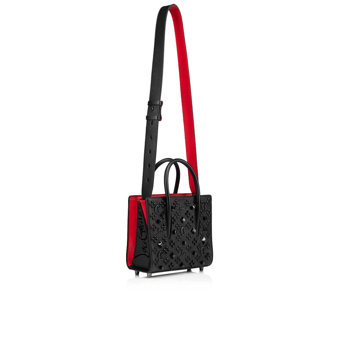 専用です。　クリスチャンルブタン パロマ ミニ レザーx2WAYハンドバッグ Paloma mini - トップハンドルバッグ - カーフレザー - ブラック