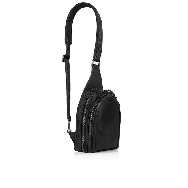 超美品 Christian Louboutin クリスチャンルブタン TRILOUBI SMALL トリルビ スモール ショルダーバッグ 1165020 カーフレザー ブラック ガンメタリック金具 2WAY ハンドバッグ チェーン スパイクスタッズ Christian Louboutin - 超美品 Christian Louboutin クリスチャン