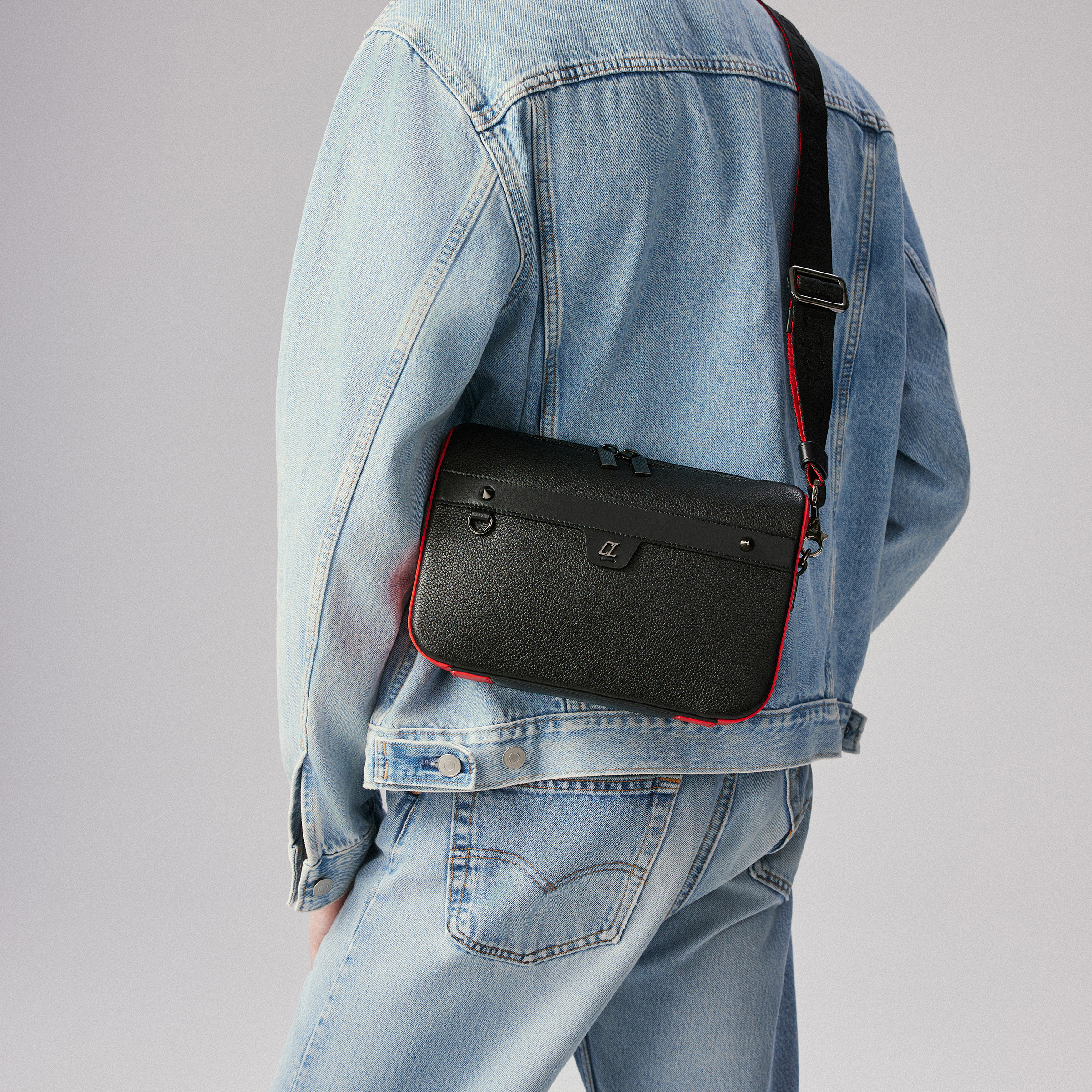 Ruisbuddy ブラック カーフレザー - Bags - Men - Christian Louboutin
