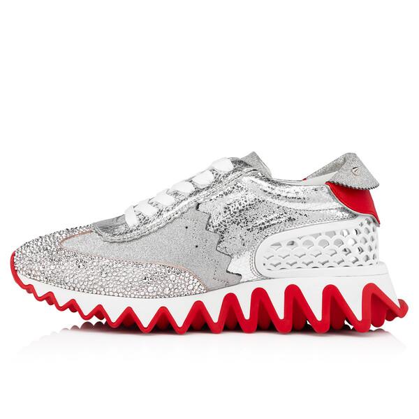 ChristianLouboutin クリスチャンルブLoubishark Loubishark シルバー カーフレザー - Shoes - Women - Christian Louboutin