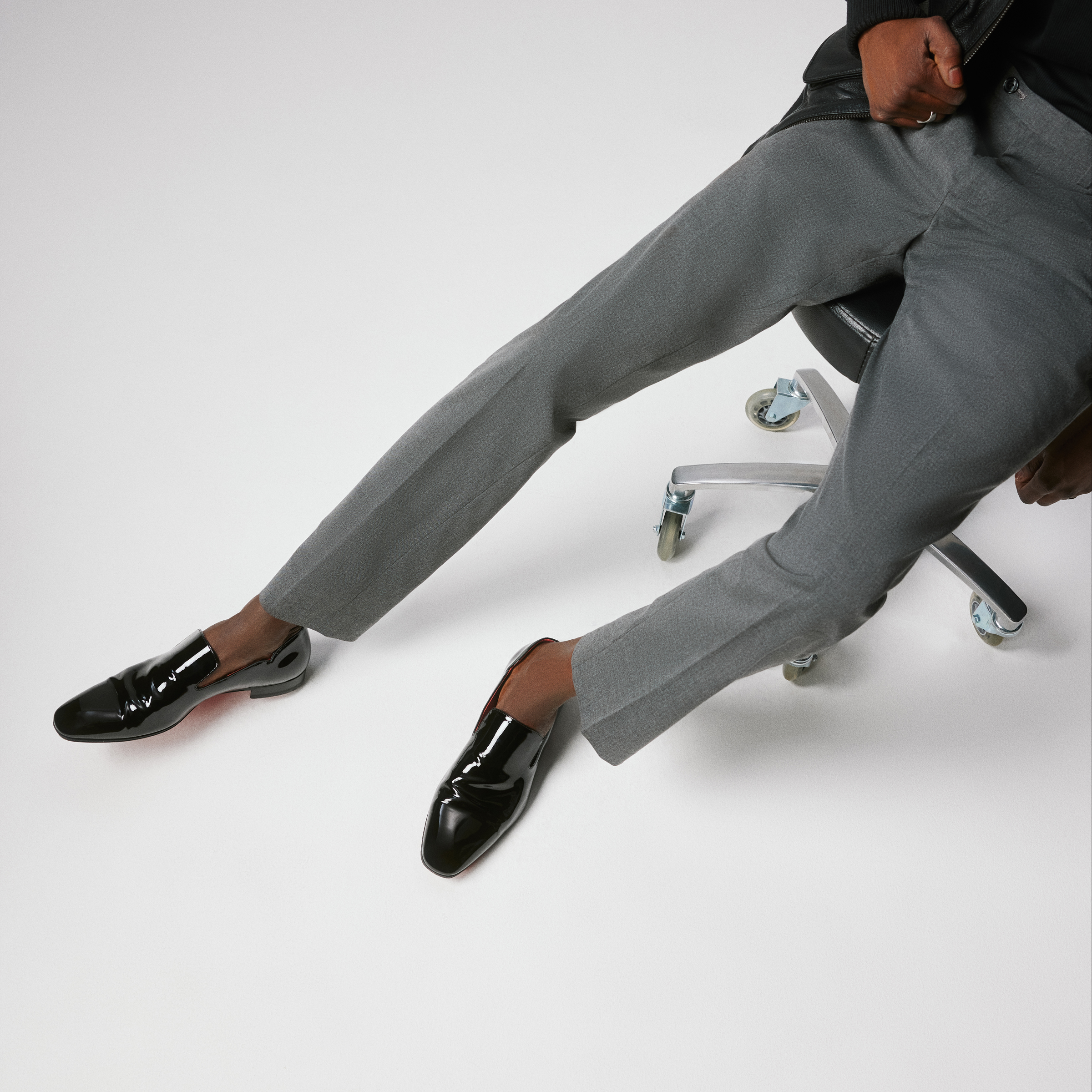 Dandy Chick ブラック パテントレザー - Shoes - Men - Christian