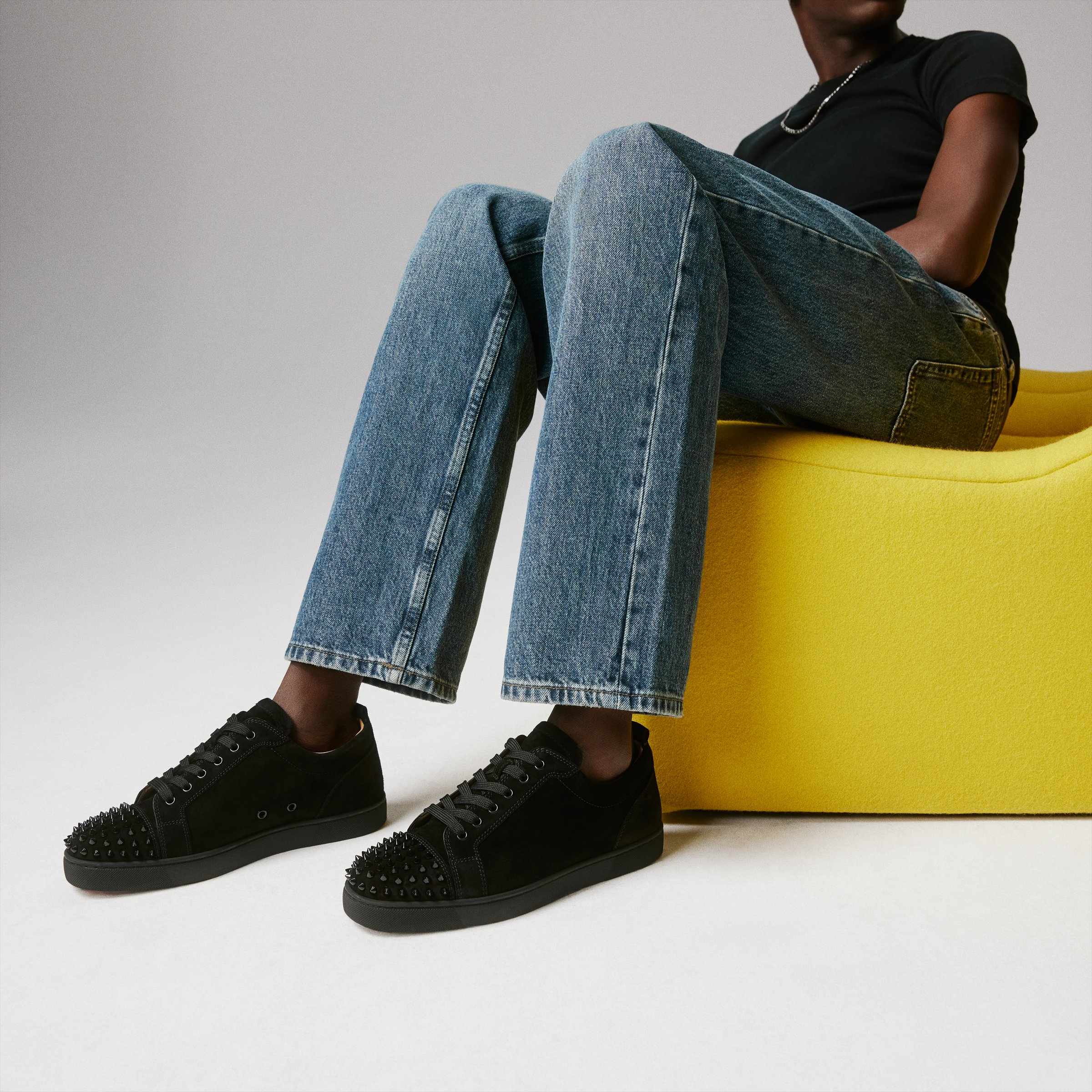 Louis Junior Spikes - Christian Louboutin