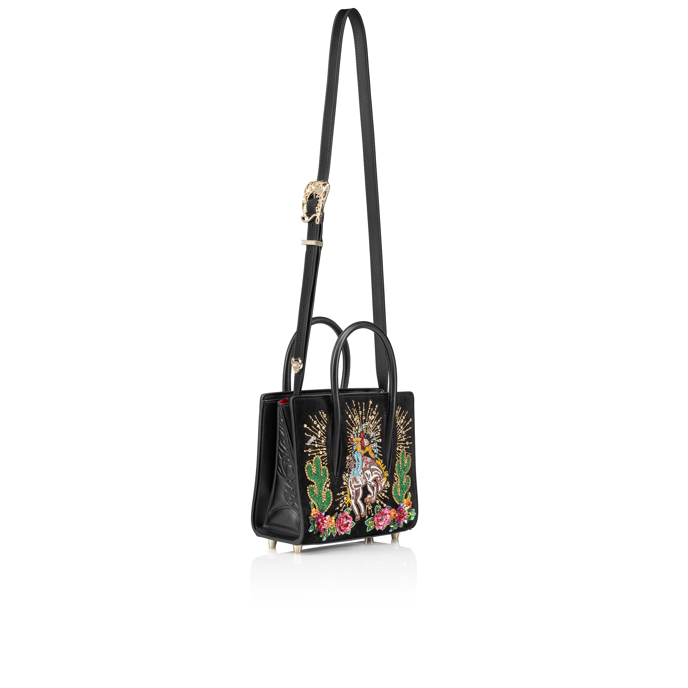 Paloma mini ブラック ヴーベロア（スエード） - Bags - Women