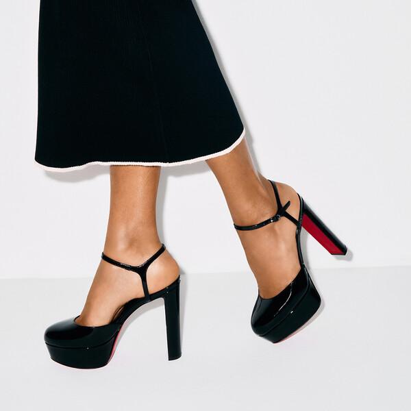 Loo Pump 130 ブラック パテントレザー - Shoes - Women - Christian