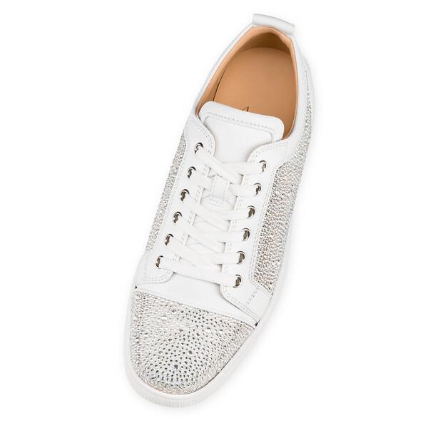 【イオンモール常滑店】Christian Louboutinのスニーカーです Louis Junior Strass ホワイト スエード - Shoes - Men - Christian