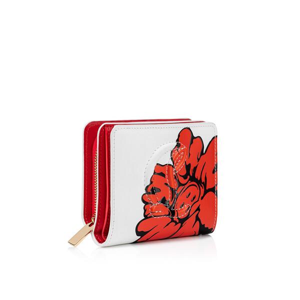 希少 Christian Louboutin マルチカラー ケース Christian Louboutin Leather Card Case Coin Case Black Multicolor
