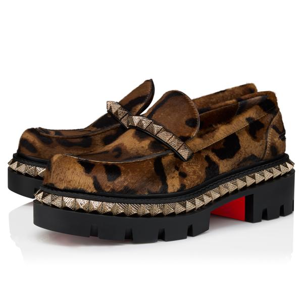 希少✨Christian Louboutin ルブタン ヒョウ柄 ローファー St Roch Pyraclou - ローファー - カーフレザー - マルチカラー
