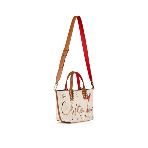 Cabata mini - トートバッグ - コットン - ベージュ - Christian Louboutin