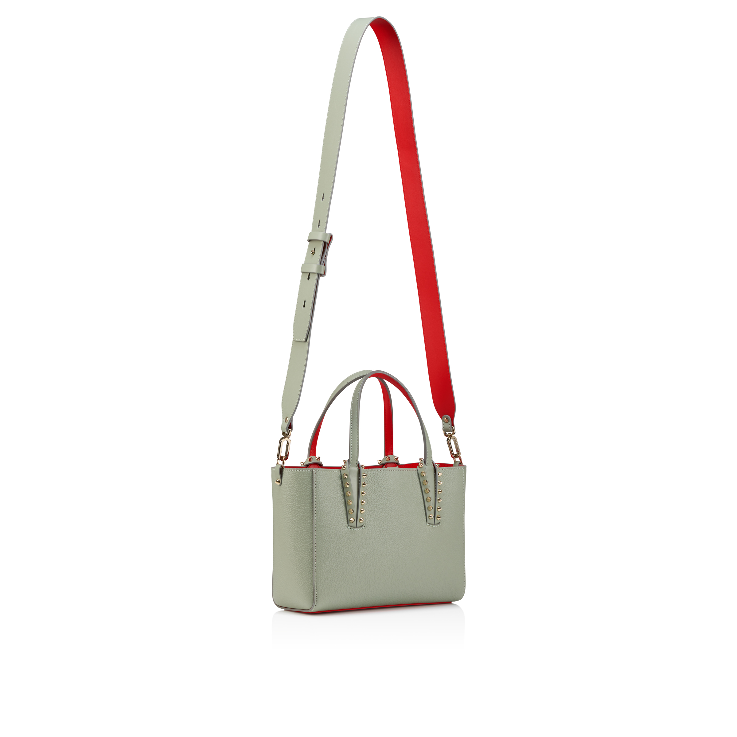 Cabata mini - トートバッグ - カーフレザー - グリーン - Christian
