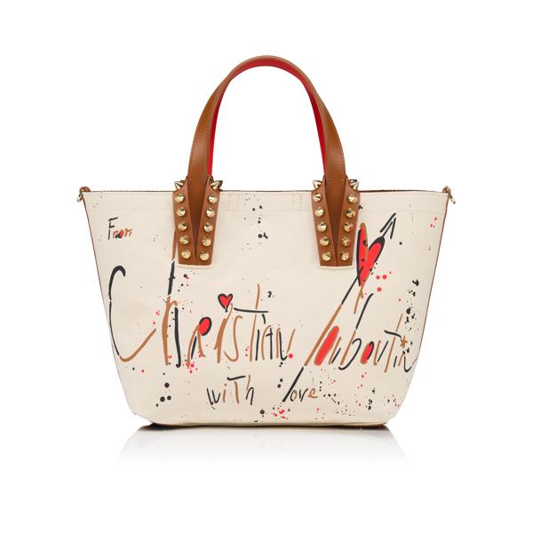 Cabata mini - トートバッグ - コットン - ベージュ - Christian Louboutin