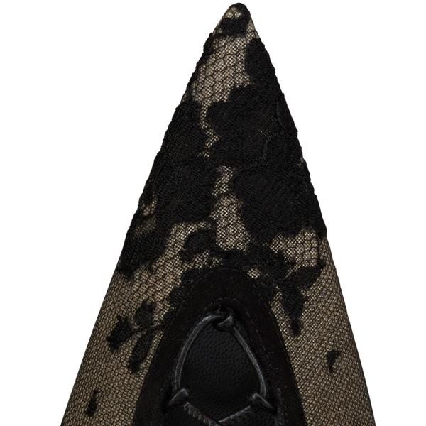 KM Lace Booty - 100 mm ローブーツ - その他 - ブラック
