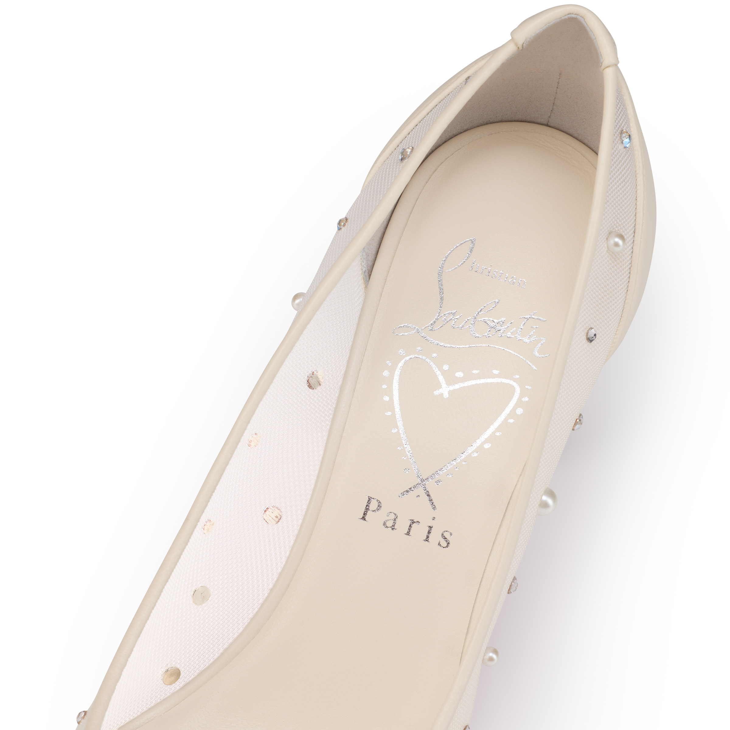 Miss Z Degrastrass Perla - 80 パンプス - メッシュ - ホワイト