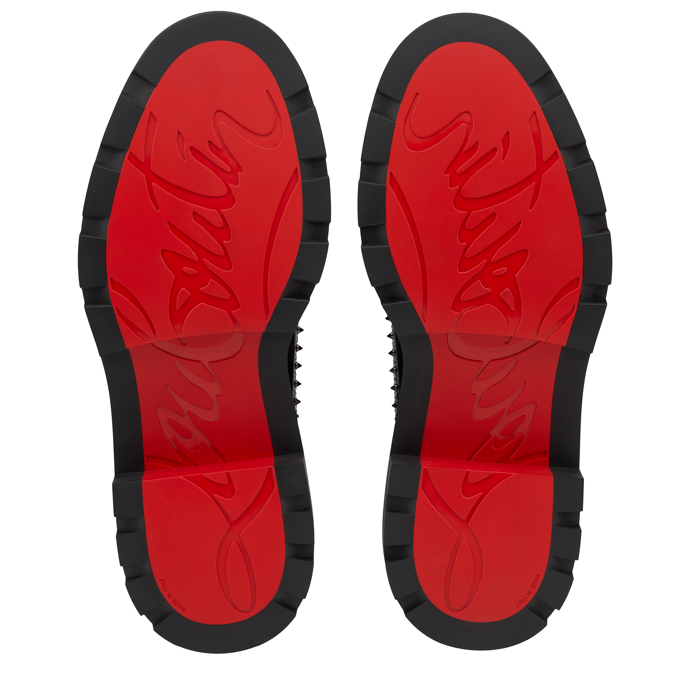 【極美品】Christian Louboutin グラデーション 黒赤 36 College Strass - Christian Louboutin