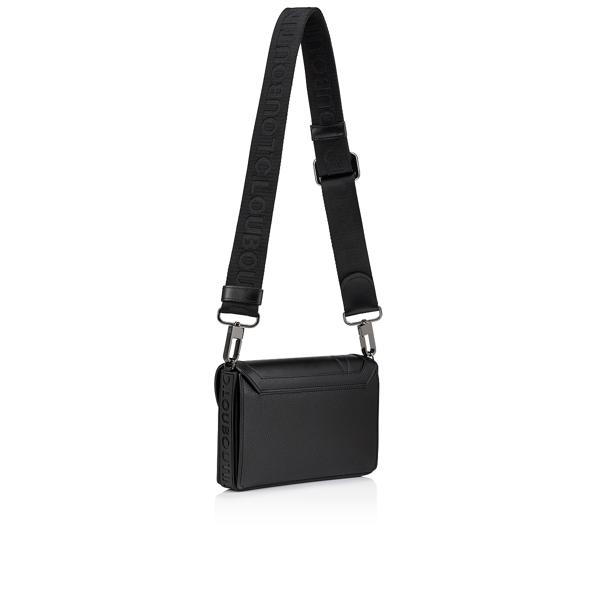 【新品】ルブタン Explorafunk Wallet 黒 ショルダー Explorafunk ブラック カーフレザー - Accessories - Men - Christian